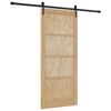 vidaXL Puerta Corredera ORKDAL 86 x 198,5 cm Madera de Pino Maciza