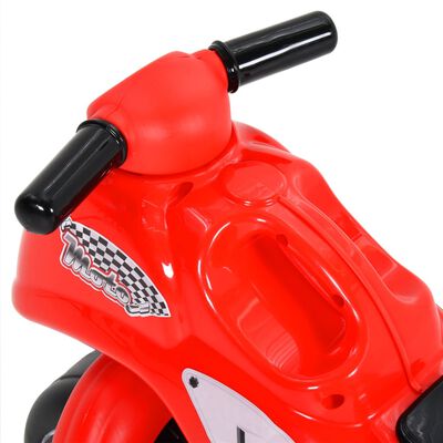 vidaXL Bicicleta sin pedales para niños roja