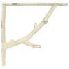 vidaXL Soportes para estanter&iacute;as de pared 12 uds. Blanco antiguo