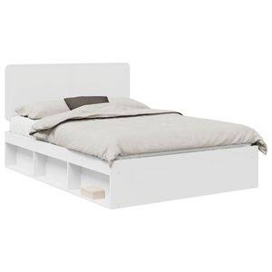 vidaXL Estructura de cama 140 x 190 cm Madera de pino macizo