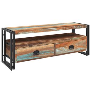 vidaXL Mueble de TV madera maciza reciclada
