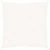 vidaXL Toldo de vela cuadrado HDPE blanco 3,6x3,6 m