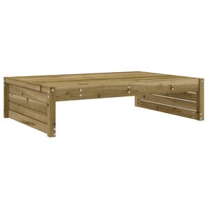 vidaXL Taburete de jard&iacute;n madera de pino impregnada 120x80 cm