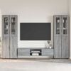 vidaXL Conjunto de mueble de TV con caj&oacute;n FLORIN Gris Sonoma