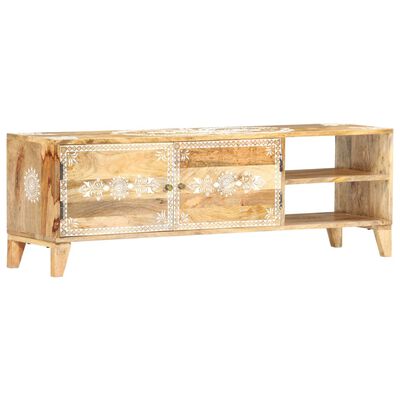 vidaXL Mueble de TV madera maciza de mango 120x30x40 cm