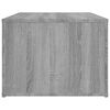 vidaXL Mesa de centro madera contrachapada gris Sonoma 100x50x36 cm