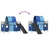 vidaXL Estructura de litera para ni&ntilde;os Negro y azul 74,5 x 190 cm
