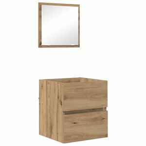vidaXL Mueble de Cuarto de Ba&ntilde;o Roble artesanal 41 x 38,5 x 45 cm