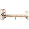 vidaXL Estructura de cama con cabecero madera maciza pino 140x200 cm