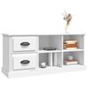 vidaXL Mueble para TV madera contrachapada blanco 102x35,5x47,5 cm
