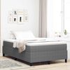 vidaXL Cama de plataforma Gris Claro 120 x 190 cm Tela de Pana