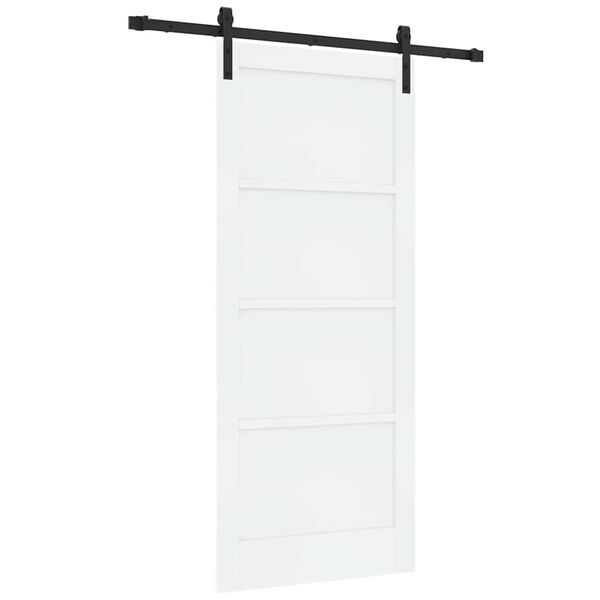 vidaXL Puerta Corredera 86 x 198,5 cm Madera de pino macizo
