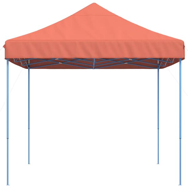 vidaXL Tienda de fiesta plegable Pop-Up terracota 410x279x315 cm