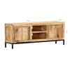 vidaXL Mueble para TV de madera maciza de mango 118x30x45 cm