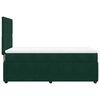 vidaXL Cama box spring con colch&oacute;n terciopelo verde oscuro 90x190 cm