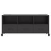 vidaXL Mueble de TV acero negro 100,5x39x43,5 cm