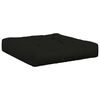 vidaXL Coj&iacute;n de Asiento de 1 Pieza VIANEN 100% Poli&eacute;ster Negro