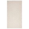 vidaXL Alfombra ZIZUR apariencia yute interior exterior crema 80x150cm