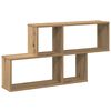 vidaXL Estante de pared madera ingenier&iacute;a roble artisian 100x18x53 cm