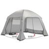 Bo-Camp Pared lateral con puerta y ventana para carpa Air Gazebo gris