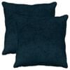 vidaXL Funda de almohada 2 uds. HEERLEN Azul marino 70 x 70 cm