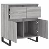 vidaXL Aparador de madera contrachapada gris Sonoma 60x35x70 cm