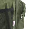 vidaXL Bolso de pesca impermeable tela Oxford verde oscuro