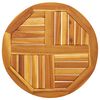 vidaXL Tablero de mesa redondo madera maciza de acacia &Oslash;60x2 cm