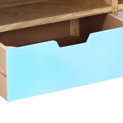 vidaXL Mueble para TV de madera maciza de mango 110x35x48 cm