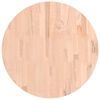 vidaXL Tablero redondo de madera maciza de haya &Oslash;60x1,5 cm