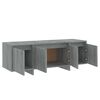 vidaXL Mueble de TV madera contrachapada gris Sonoma 120x30x40,5 cm