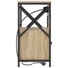 vidaXL Armario de Noche con caj&oacute;n 2 pcs Roble Sonoma 40 x 31 x 60 cm
