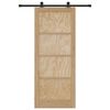 vidaXL Puerta Corredera ORKDAL Marr&oacute;n 86 x 211 cm