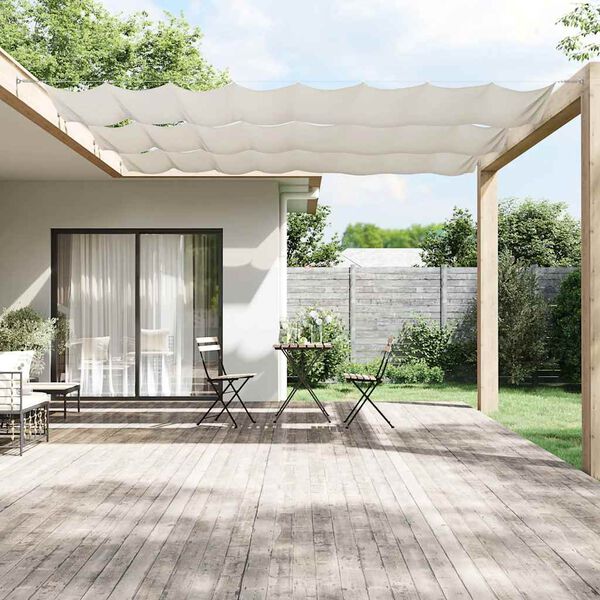 vidaXL Toldo vertical blanco 180x800 cm tela oxford