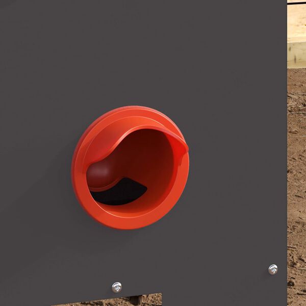 vidaXL Comedero para pollos Negro 40,5 x 25 x 38 cm