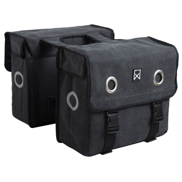 Willex Alforjas para bicicleta 46 L negro 11201