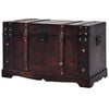 vidaXL Ba&uacute;l vintage de madera 66x38x40 cm