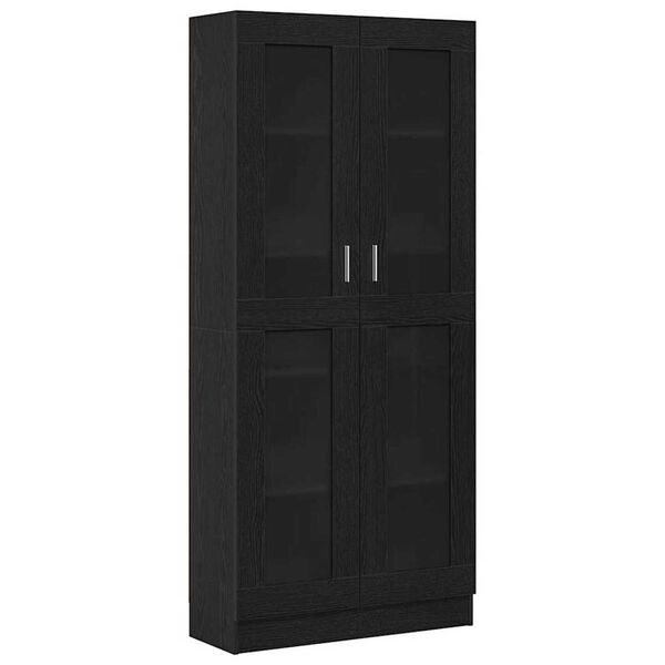 vidaXL Librería Roble negro 82,5 x 30,5 x 185 cm Madera de ingeniería