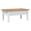 vidaXL Mesa de centro madera de pino estilo Panam&aacute; blanco 100x60x45 cm