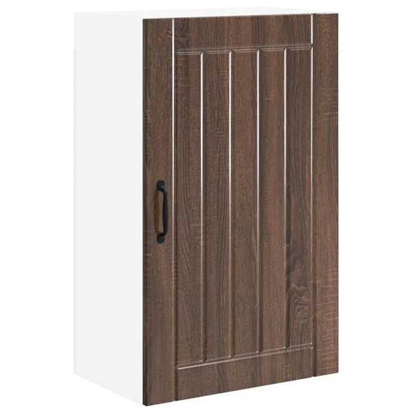 vidaXL Mueble de Cocina Lucca Marr&oacute;n Roble 50 x 31 x 80 cm