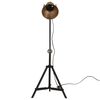 vidaXL L&aacute;mpara de pie lat&oacute;n vintage 25 W E27 35x35x65/95 cm