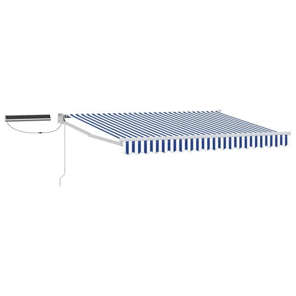 vidaXL Toldo Retr&aacute;ctil El&eacute;ctrico Azul y 2,5 x 2 m