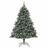 vidaXL &Aacute;rbol de Navidad artificial Verde 210 cm PVC, Pl&aacute;stico y Acero