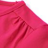 Camiseta infantil de manga larga rosa brillante 116