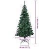 vidaXL &Aacute;rbol de Navidad Artificial Preiluminado Verde 180 cm