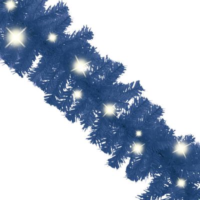 vidaXL Guirnalda de Navidad con luces LED azul 20 m