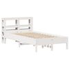 vidaXL Estructura de cama sin colch&oacute;n madera maciza blanca 75x190 cm