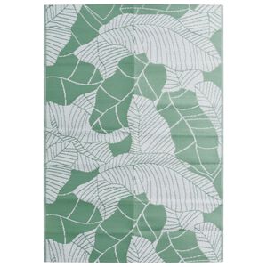 vidaXL Alfombra exterior ARAKIL PP verde 160x230 cm