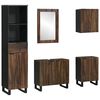 vidaXL Juego de muebles de ba&ntilde;o 5 uds. 38 x 33 x 160 cm