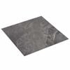 vidaXL Tablones de suelo autoadhesivos Negro 30,5 x 30,5 cm 20 uds.